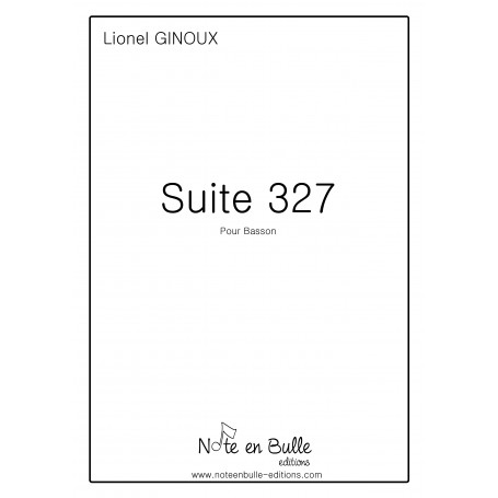 Lionel Ginoux Suite 327 Printed version