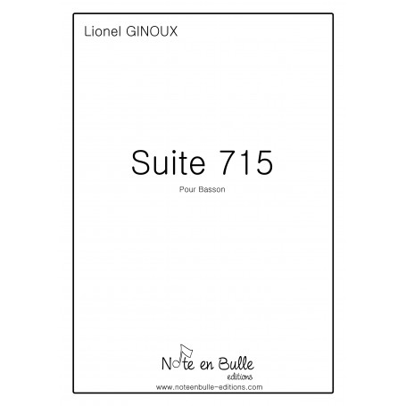 Lionel Ginoux Suite 715 - Version Papier
