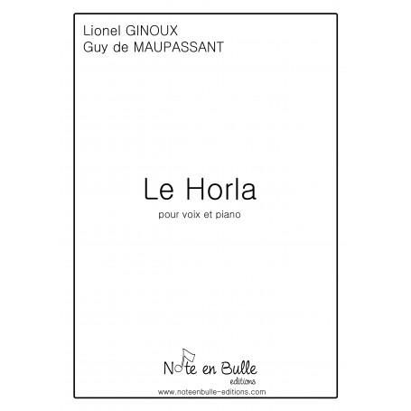 Lionel Ginoux le Horla - Version PDF