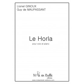 Lionel Ginoux le Horla - printed version