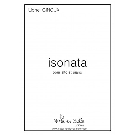 Lionel Ginoux Isonata - Printed Version