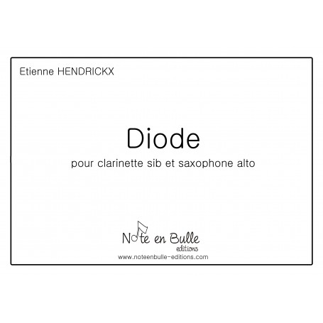 Etienne Hendrickx Diode - Printed version