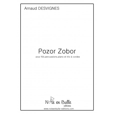 Arnaud Desvignes Pozor Zobor - Version Papier