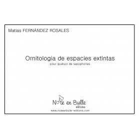 Matias Fernandez Rosales Ornitologia de especies extintas - Version Papier