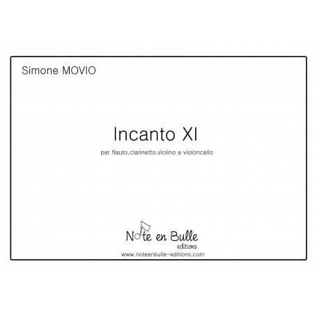Simone Movio Incanto XI - sheet paper