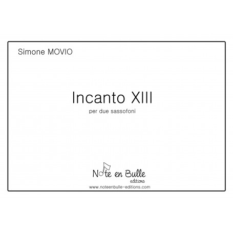 Simone Movio Incanto XIII - sheet paper