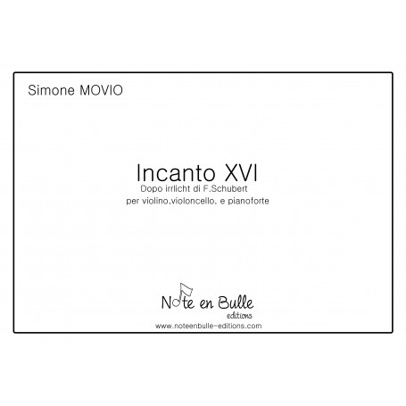 Simone Movio Incanto XVI - sheet paper