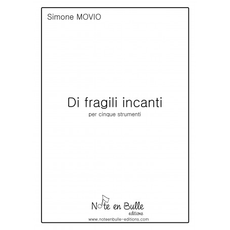 Simone Movio Di Fragili Incanti - printed version