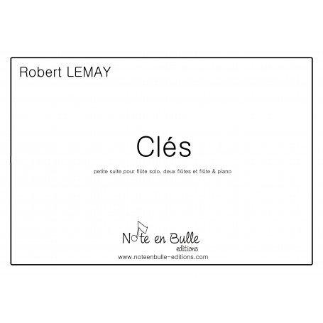 Robert Lemay Clés - printed version