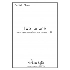 Robert Lemay Two for one - printed version