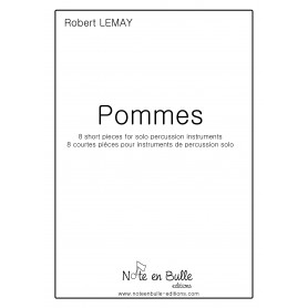 Robert Lemay Pommes (8 pièces - recueil) - Printed version
