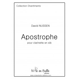 David Nussen Apostrophe I, II - Printed version