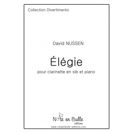 David Nussen Elegie - Printed version