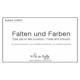Robert Lemay Falten und Farben - Printed version