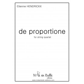 Etienne Hendrickx de proportione - Printed version