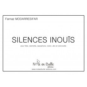 Farnaz Modarresifar Silences Inouïs - Version papier