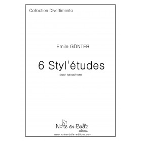 Emile Günter 6 Styl'études - Version papier