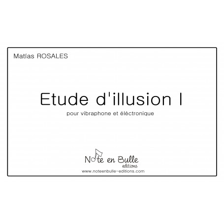 Matías Fernández Rosales Etude d'illusion 1 - Printed version