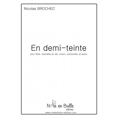 Nicolas Brochec En demi-teinte - Printed Version